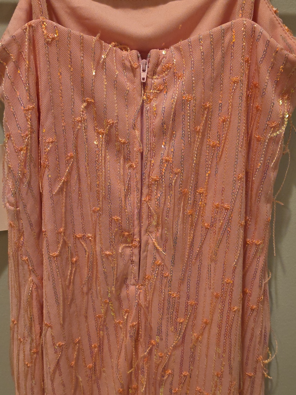 Nordstrom Pink Beaded Dress by Nickie Lew Size 10 NWT - Picture 8 of 11